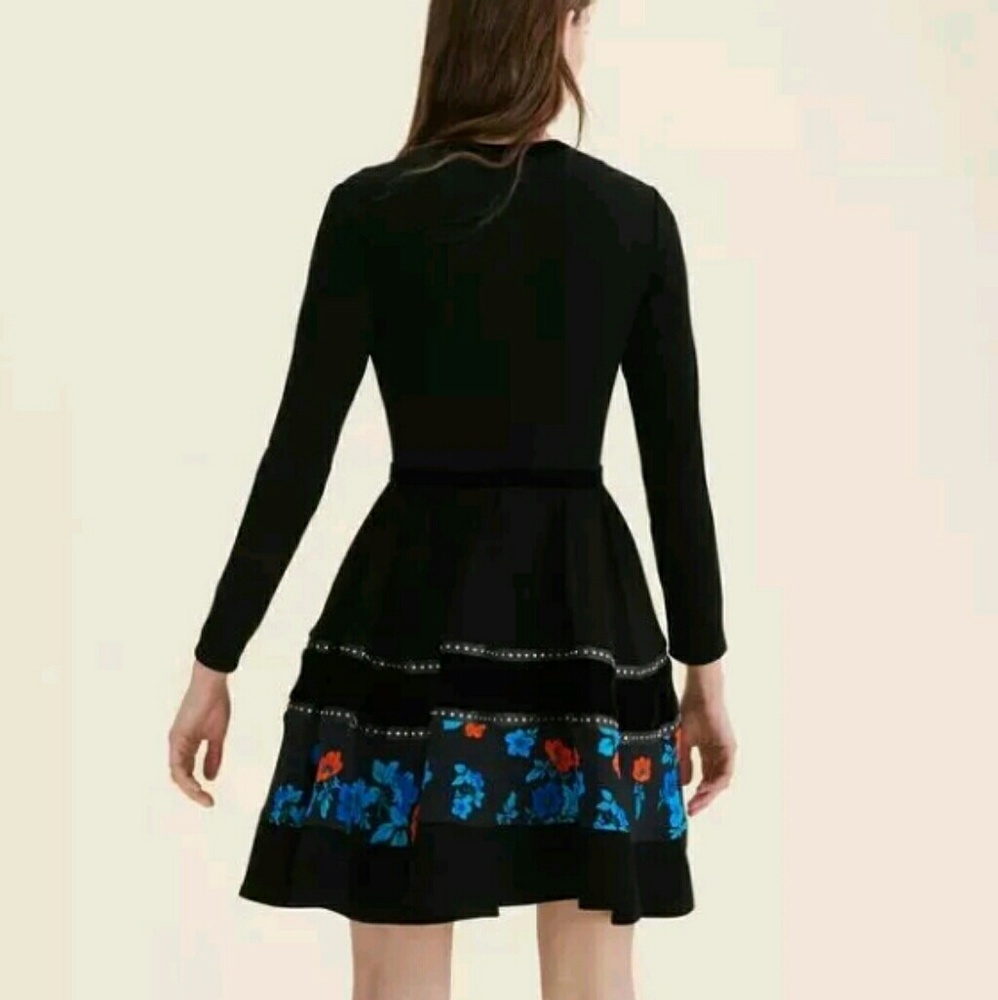 Maje rafa skater dress size 1 nwt